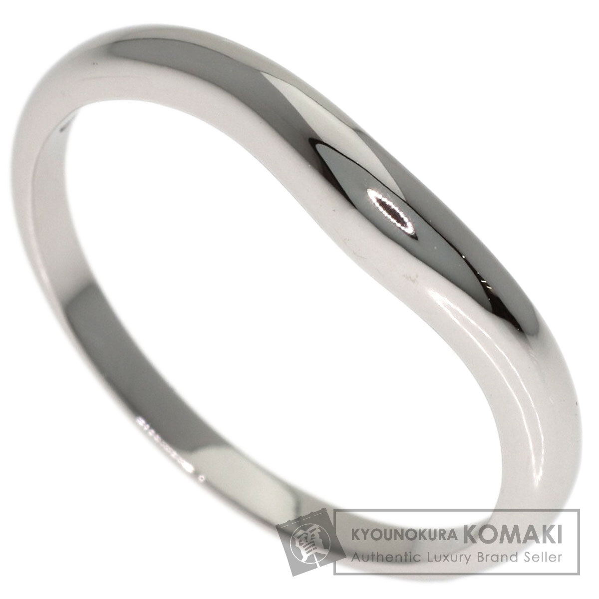 ブルガリ カーブドバンド リング・指輪 プラチナPT950 レディース 【中古】【BVLGARI】｜ブランド京の蔵小牧【最安挑戦！】