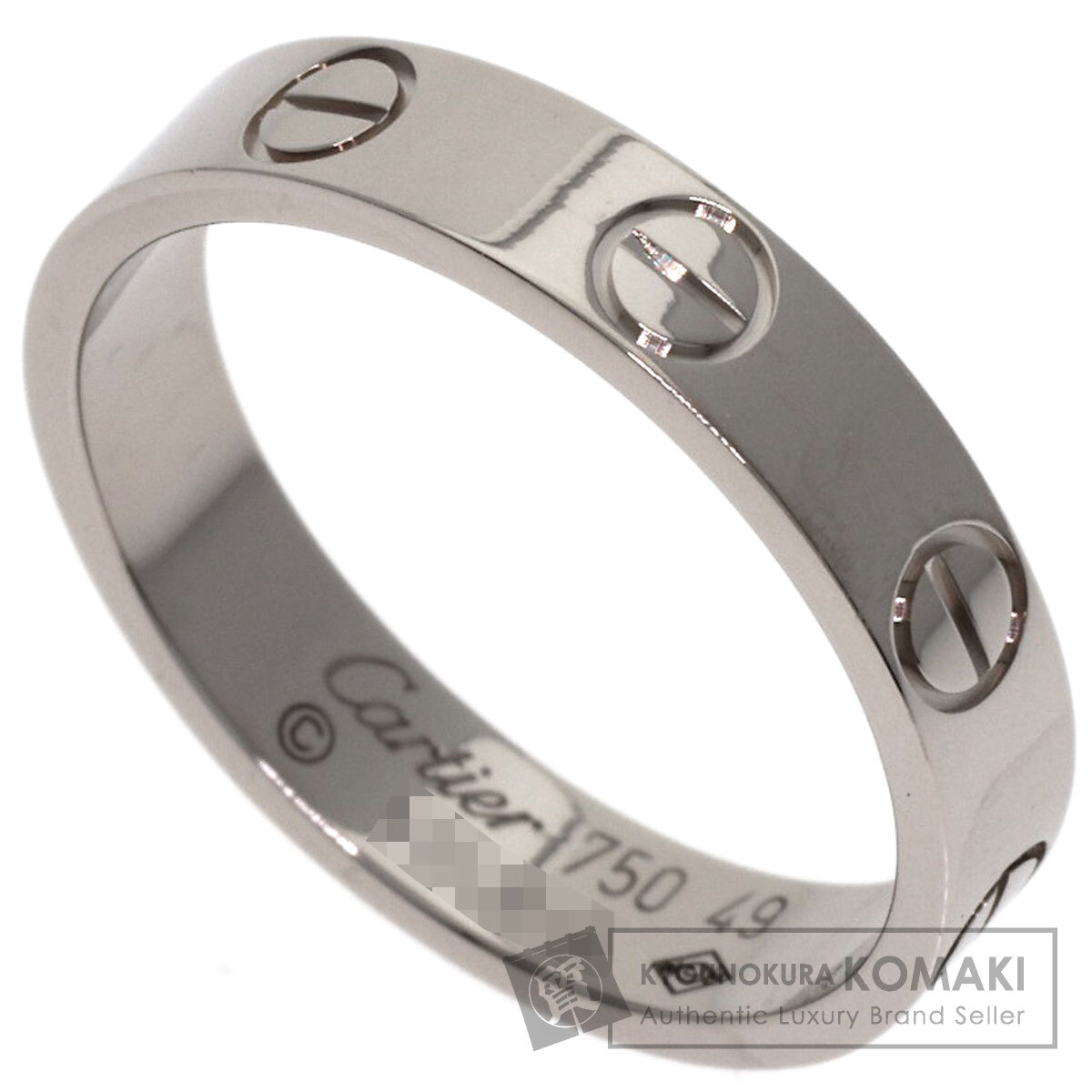 カルティエ ミニ ラブリング #49 リング・指輪 K18ホワイトゴールド レディース 【中古】【CARTIER】｜ブランド京の蔵小牧【最安挑戦！】