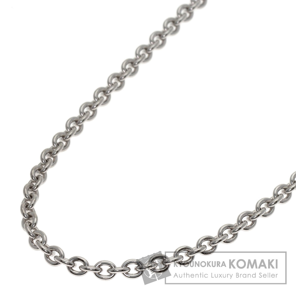 【サマーセール Specialcoupon対象商品 7/24～7/29 】ブルガリ カテーネ チェーン 50cm ネックレス K18ホワイトゴールド レディース 【中古】【BVLGARI】｜ブランド京の蔵小牧【最安挑戦！】