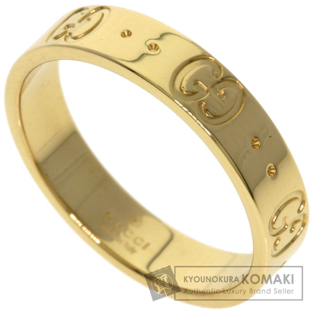 グッチ アイコン #12 リング・指輪 K18イエローゴールド レディース 【中古】【GUCCI】|ブランド京の蔵小牧【最安挑戦!】
