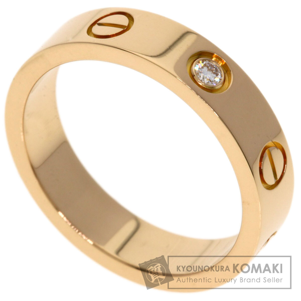 カルティエ ミニラブリング 1P ダイヤモンド #48 リング・指輪 K18ピンクゴールド レディース 【中古】【CARTIER】｜ブランド京の蔵小牧【最安挑戦！】