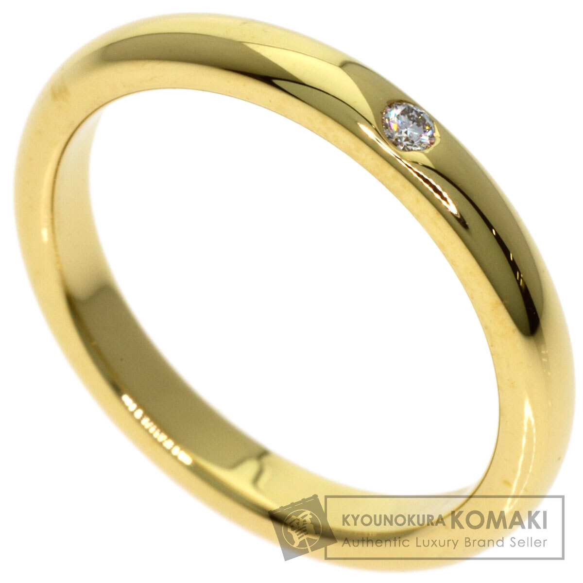 ティファニー ウェディング 1P ダイヤモンド リング・指輪 K18イエローゴールド レディース 【中古】【TIFFANY&Co.】|ブランド京の蔵小牧【最安挑戦!】