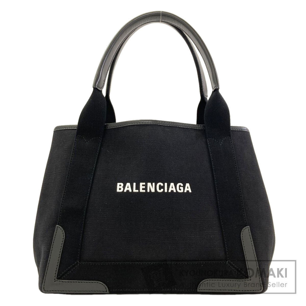 バレンシアガ 339933 ネイビーカバス ハンドバッグ キャンバス/レザー レディース 【中古】【BALENCIAGA】|ブランド京の蔵小牧【最安挑戦!】