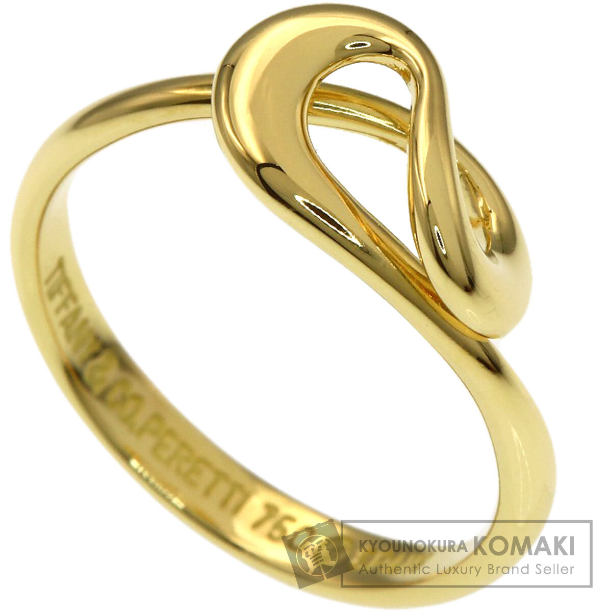 ティファニー オープンウェーブ リング・指輪 K18イエローゴールド レディース 【中古】【TIFFANY&Co.】｜ブランド京の蔵小牧【最安挑戦！】 58,908円