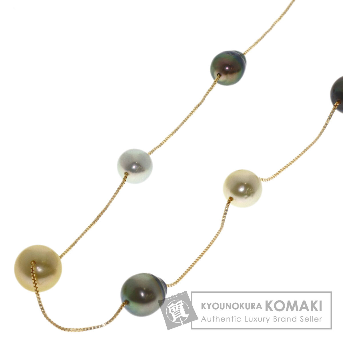 タサキ ステーション バロックパール 真珠 ネックレス K18イエローゴールド レディース 【中古】【TASAKI】|ブランド京の蔵小牧【最安挑戦!】