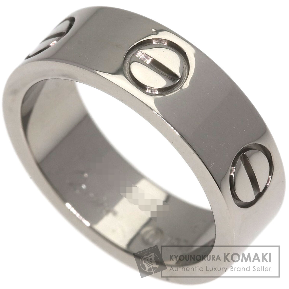 カルティエ ラブリング #47 リング・指輪 K18ホワイトゴールド レディース 【中古】【CARTIER】|ブランド京の蔵小牧【最安挑戦!】