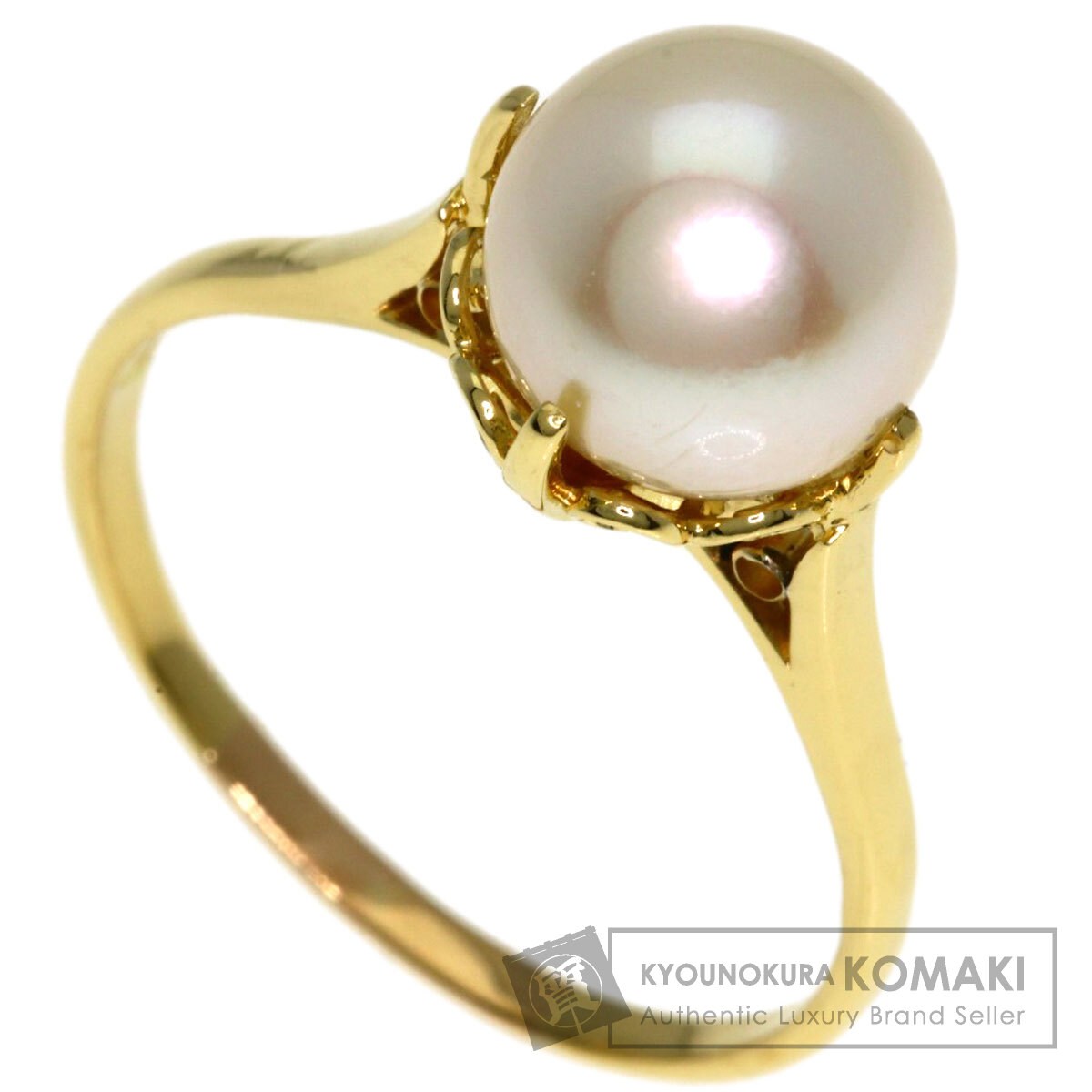ミキモト パール 真珠 リング・指輪 K18イエローゴールド レディース 【中古】【MIKIMOTO】｜ブランド京の蔵小牧【最安挑戦！】