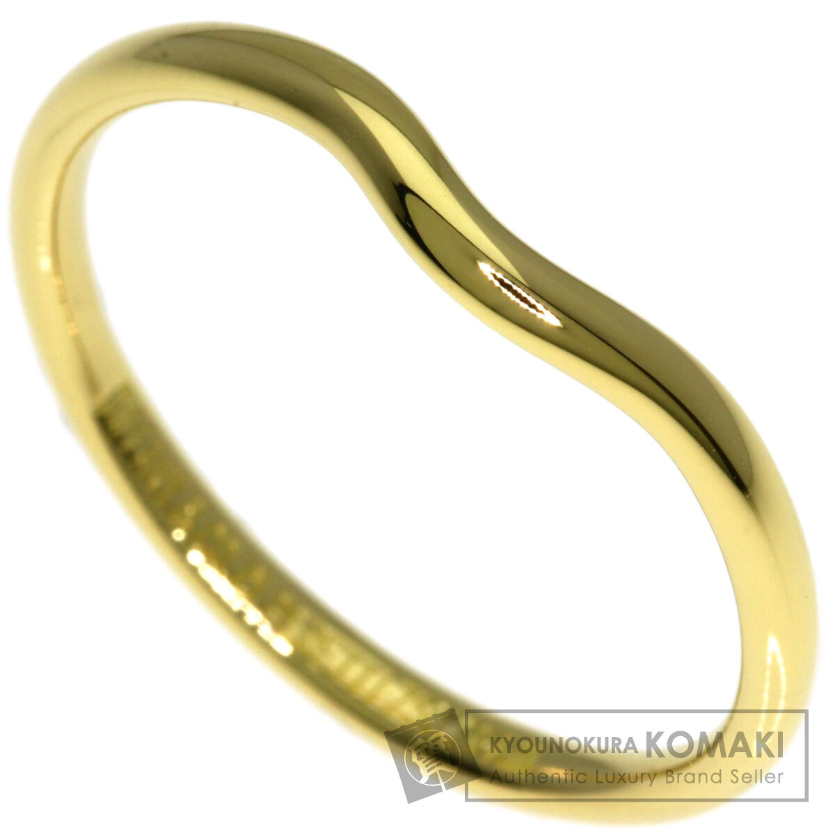 ティファニー カーブドバンド リング・指輪 K18イエローゴールド レディース 【中古】【TIFFANY&Co.】｜ブランド京の蔵小牧【最安挑戦！】