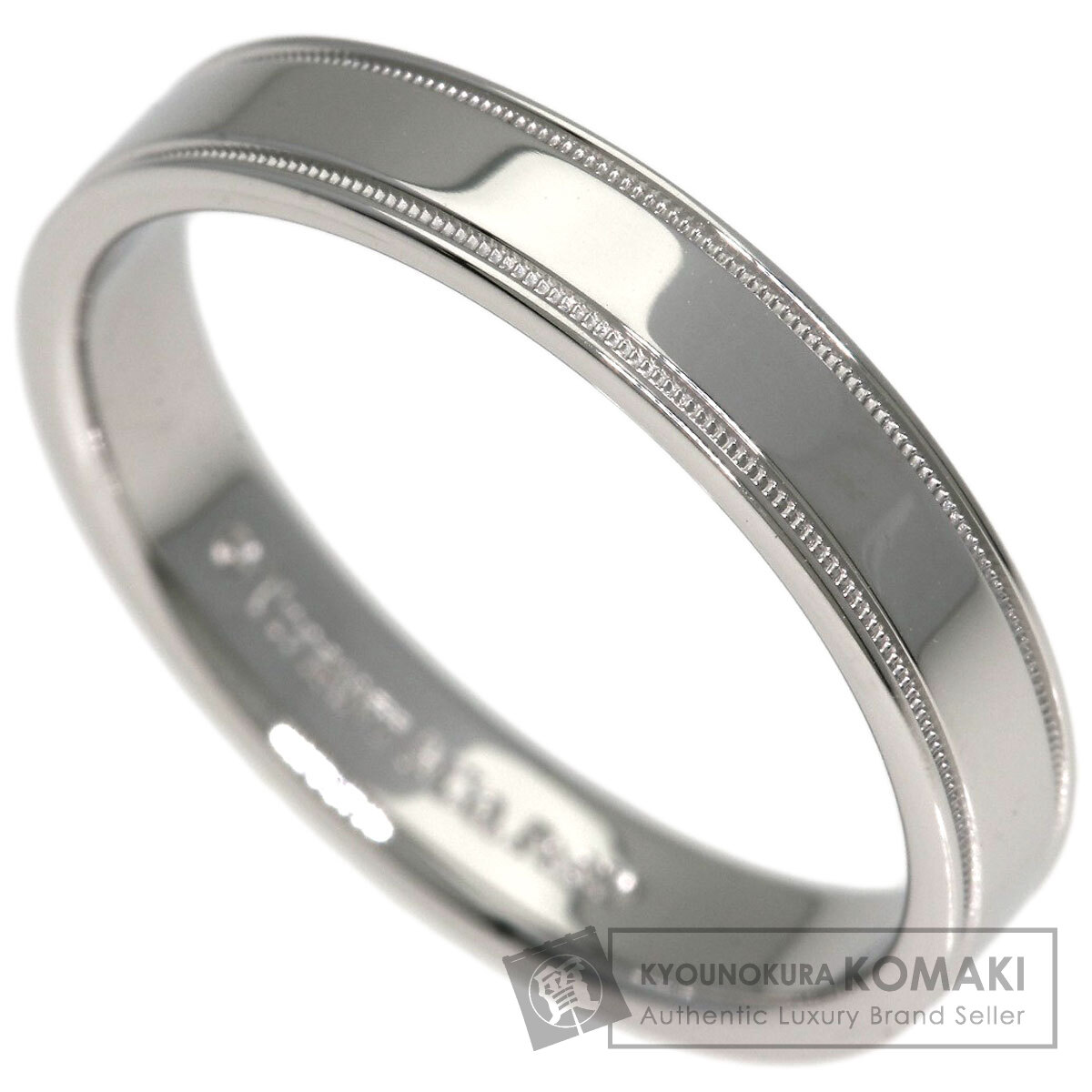 ティファニー ダブルミルグレイン リング・指輪 プラチナPT950 レディース 【中古】【TIFFANY&Co.】｜ブランド京の蔵小牧【最安挑戦！】 63,399円