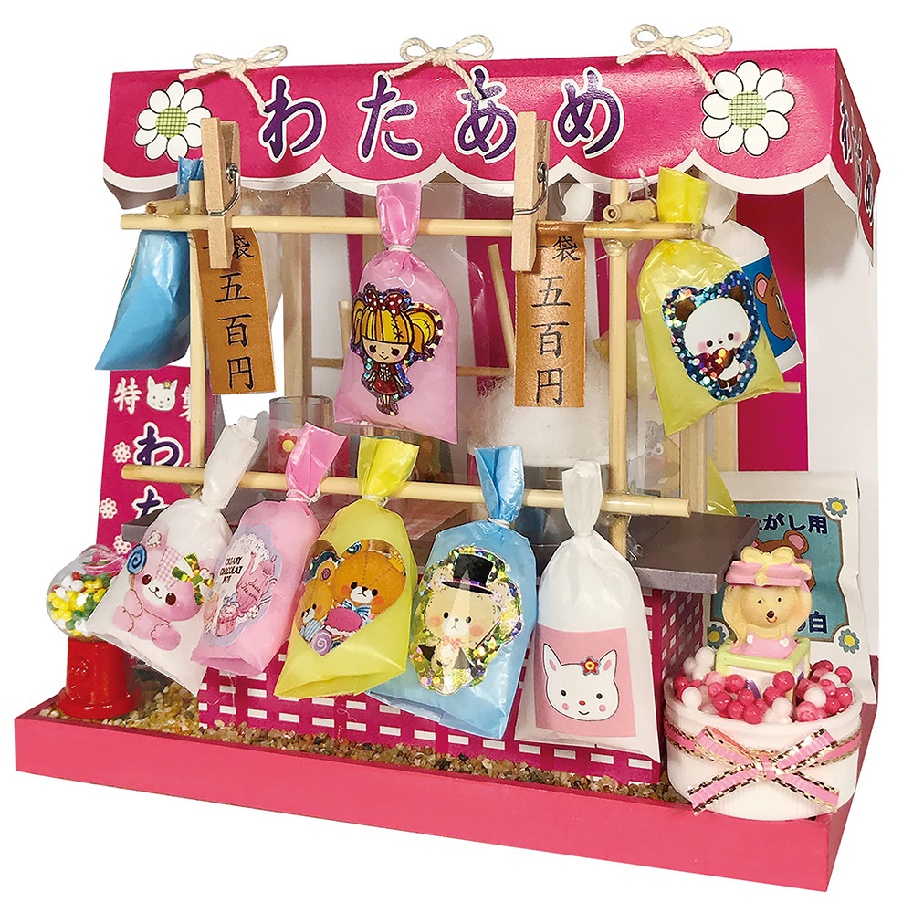 (未使用･未開封品)　ビリー 手作りドールハウスキット 昭和シリーズキット 駄菓子屋 8532 og8985z Billy Miniature Japanese Mom and pop candy store kit #5