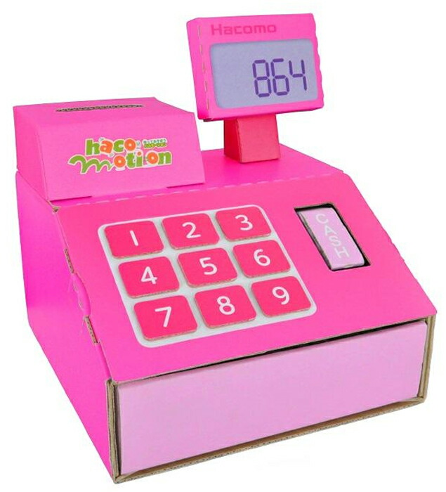 楽天市場 ダンボール工作 Hacomo ハコモーション おかいものレジスター 自由工作 イベント 教材自立共和国