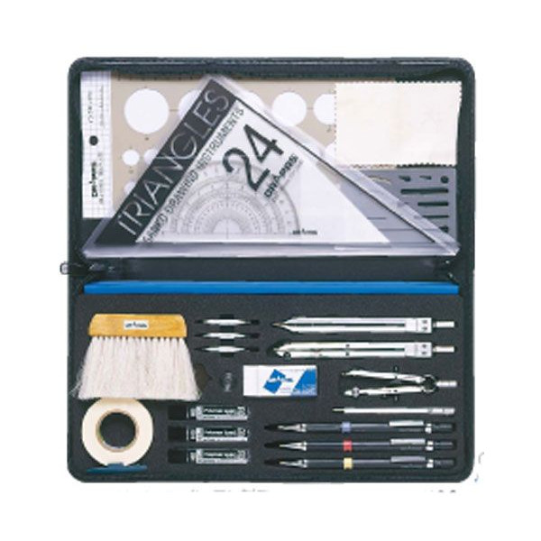 ＃１　製図器セット　DRAPAS Amazon.co.jp: ドラパス 独式製図器セット 12本組19品 01476