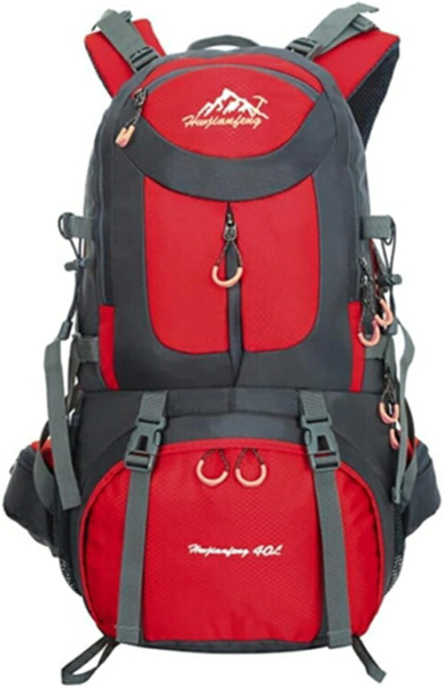 山登り背嚢 40L-60L 山登り御徒面子 大静電容量 背嚢 雨合羽 背嚢 うしろ側容器に並べる 男女兼用 多役立つこと 納める性 超軽さ 通気 アウトドア 山歩き 旅する 防災 難民キャンプ