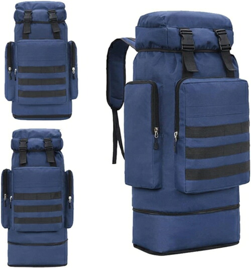 登山リュック 70L 登山バッグ 大容量 ザック 防水 防汚 バックパック リュックサック 通気 超軽量 収納性 多機能 男女兼用 旅行 防災 キャンプ ハイキング アウトドア｜IKYUWA店