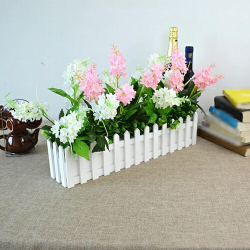 菊 造花セット インテリア キレイ 柵付き フェイクフラワー ブーケ 枯れない花 人工花 家庭 オフィス ホテル 写真撮影 結婚式 庭園 幼稚園 部屋飾り 新生活お祝い 新築 ギフト プレゼント 長さ