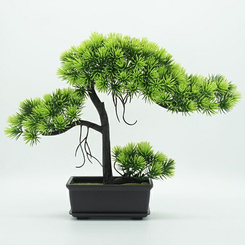迎客松 人工観葉植物 鉢植え 盆栽 園芸 玄関 茶室 事務室 ガーデン オフィス リビングルーム 本物そっくり 植物 枝 インテリア 撮影用小物 装飾 飾り物 世話いらず プレゼント お見舞い お礼