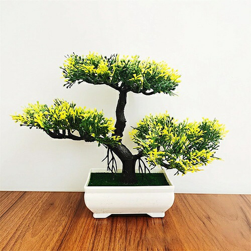 フェイクグリーン 観葉植物 鉢植え 人工観葉植物 本物そっくり 高さ約19.5m*幅約25cm 盆栽 インテリア 室内 オフィス 店舗 茶卓装飾 卓上 置物 枯れない 世話いらず おしゃれ 引越し 新
