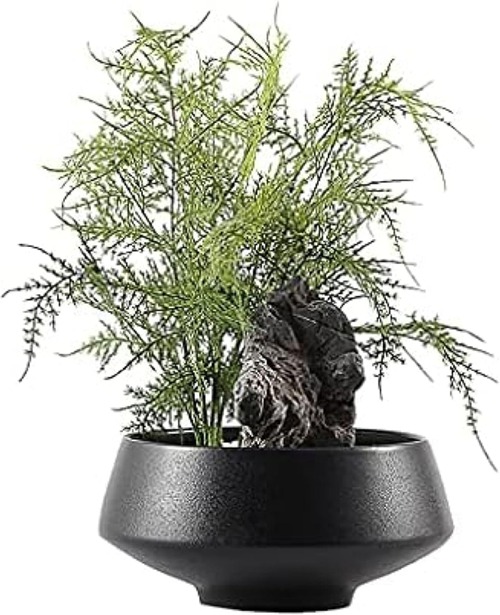 フェイクプラント/フェイクプラント 人工観葉植物 盆栽シミュレーション 細かい葉 緑の植物 鉢植えの植物の装飾 ポーチ リビングルーム オフィス ティーハウス 盆栽 ソフト装飾 装飾 人工観葉植物