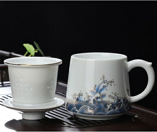 磁茶器 茶の入れ 湯飲み 急須 450ml 旅する用 付け札用茶器仕かける パウダーコンパクト納める お出かけ用 ピクニック 難民キャンプ 山登り 瀬戸もの製 持っていく用茶具 ティーポット＆紅茶優勝杯 茶器 茶具 車載旅する茶器 中国茶器-茶道具・湯呑・急須-キッチン用品・食器・調理器具