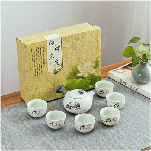 茶器仕かける ティーセット 茶器 ティーポット 茶道具 瀬戸もの 急須 湯呑み 優勝杯 紅茶御盆 分かりやすいな和風 日式 身寄り用 瀬戸もの 中国茶器 茶器揃 軽さ 旅する ティーセット 身寄り用(3#) コーヒー・お茶用品-中国茶器
