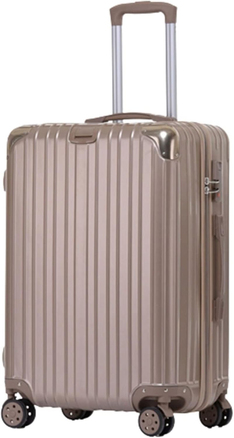 スーツケース キャリーケース 機内持ち込み 35L キャリーバッグ ファスナー式 超軽量 小型 耐衝撃 静音 ダブルキャスター 360度回転 おしゃれ ビジネス 出張旅行 ブラウン Sサイズ（1-3泊