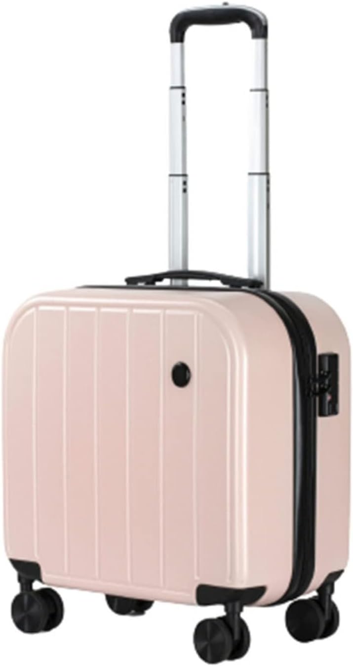 スーツケース キャリーケース 機内持ち込み 30L キャリーバッグ TSAローク搭載 ファスナー式 超軽量 小型 頑丈 耐衝撃 静音 ダブルキャスター 360度回転 ビジネス 旅行出張 ピンク SSサ