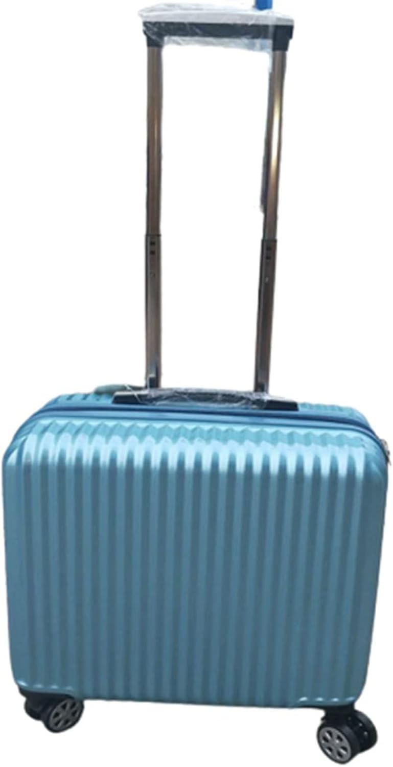 スーツケース キャリーケース 機内持ち込み 30L キャリーバッグ ファスナー式 超軽量 小型 耐衝撃 静音 ダブルキャスター 360度回転 人気 おしゃれ ビジネス 出張旅行 鏡面仕上げ ブルー S｜IKYUWA店 9,054円