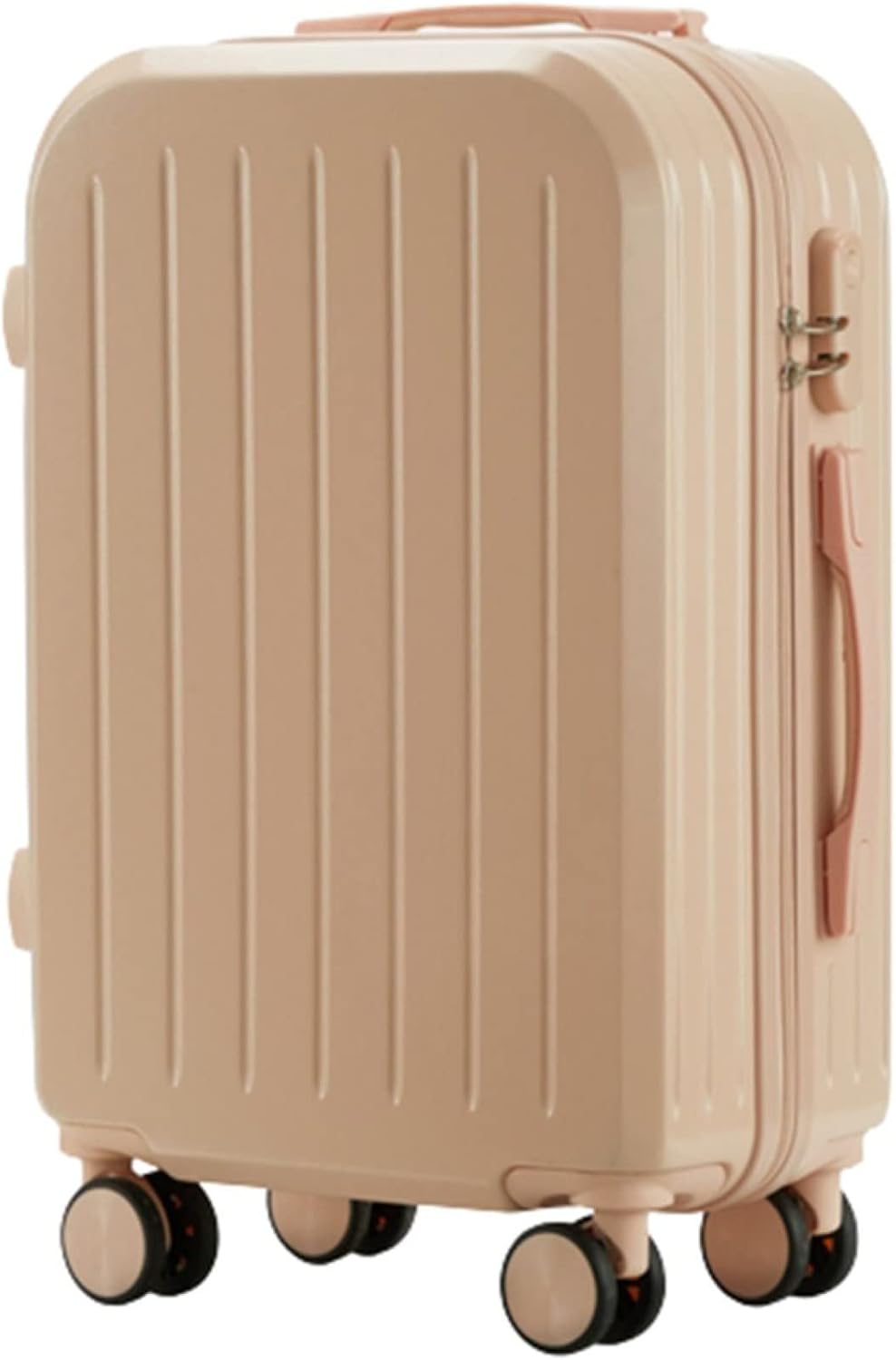 スーツケース キャリーケース 機内持ち込み 35L キャリーバッグ ファスナー式 超軽量 小型 耐衝撃 人気 静音 ダブルキャスター 360度回転 ビジネス 出張 旅行 ピンク Sサイズ（1-3泊）