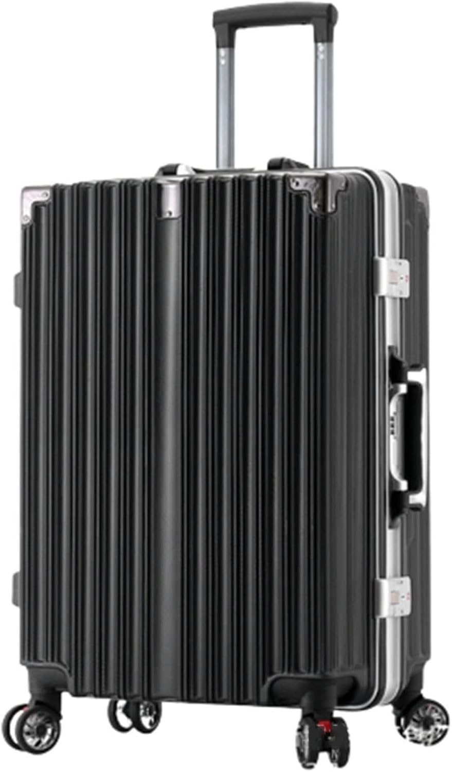 スーツケース キャリーケース 60L キャリーバッグ USB充電口 TSAローク搭載 アルミフレーム 大容量 超軽量 大型 耐衝撃 静音 ダブルキャスター 360度回転 旅行 ビジネス 出張 ブラック
