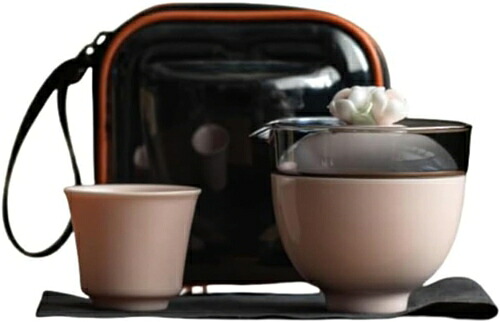 ティーセット 花 茶器仕かける 急須 湯呑み仕かける 持っていく型 納める御徒面子付 肉体労働者茶器 煎茶器仕かける 番茶器仕かける 湯呑み ティーポット 湯飲み茶碗 茶碗 煎茶物の具 茶器一揃え お客さん用 紅茶の葉 緑茶 日本茶 中 茶道具・湯呑・急須-キッチン用品・食器・調理器具-中国茶器