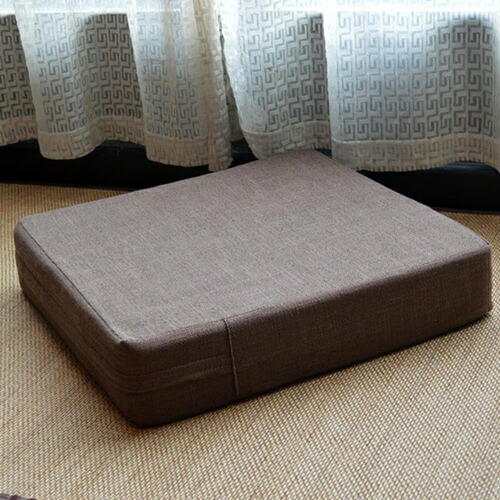座蒲団 居敷き 座布団 低手向かい座布団 座面座布団 女性議長パッド 色つや6 床用ざぶとん 座り気味合い好いたらしい ザブトン 60*60*10糎 ふくれ座蒲団 厚さ6/10糎 洗える 好いたらしい 住みか用