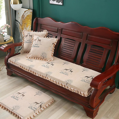 ソファーパッド 長座布団 お昼寝マット 綿麻素材 50x150cm 厚手 カラー15 ふわふわ ロングクッション チェアパッド ごろ寝マット オールシーズン 2、3人掛け おしゃれ 厚め 座り心地いい