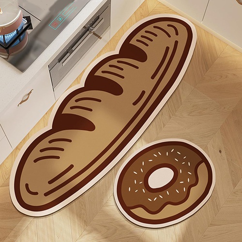 キッチンマット 拭ける北欧風キッチンマット フリーカット スタイル1 ロング 北欧 拭ける PVC A 120cm 150cm インテリアマット PVCキッチンマット キッチン 台所 洗濯不要 お手入｜IKYUWA店