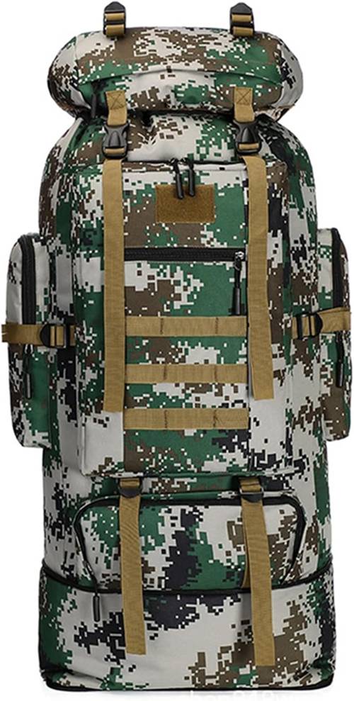 タクティカル 登山用リュック ミリタリー リュックバッグ 大型 迷彩柄 耐水 防汚 キャンプ 各種ポケット搭載 マウンテン アウトドアバックパック 女性/男性 ハイキング キャンプ 釣り