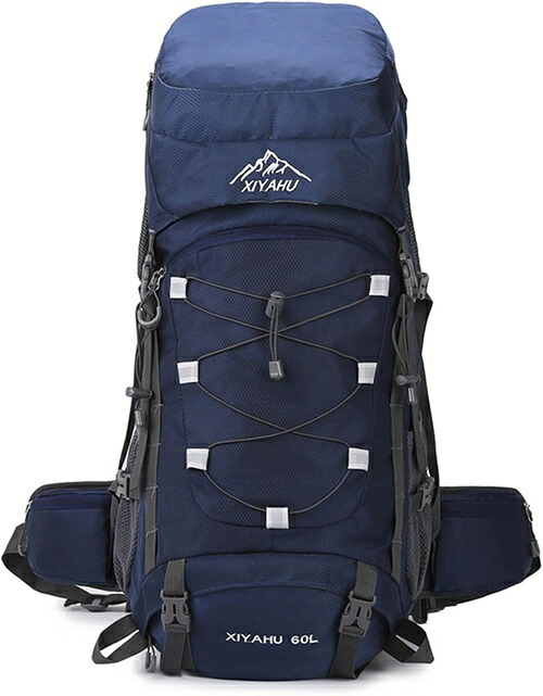 登山リュック 大容量 撥水 サイクリング 耐衝撃 耐荷重 ハイキングバックパック リュックバッグ 大型 女性/男性 マウンテン トラベル用 避難 防災 出張 海外 ジム 学校｜IKYUWA店