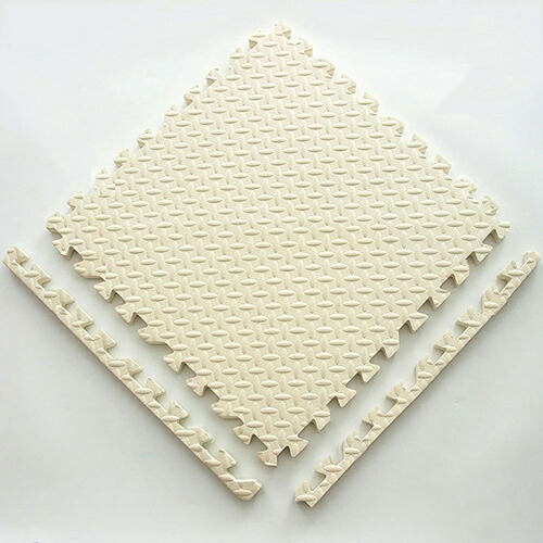 ジョイントマット ベビー用 キズ防止 60*60*1.0cm(葉の模様)10枚セット 衝撃吸収 厚めタイプ キッズスペース 発泡スチロール 自由に組み合わせ 純色 シンプル 正方形 保温防寒 幼稚園