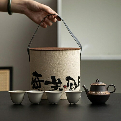 急須、お茶セット、急須セット、陶器、お茶作り、日本急須、煎茶碗、ポット1個、カップ4個、家庭用ティーセット、フルセットはギフトとしても使えます|IKYUWA店