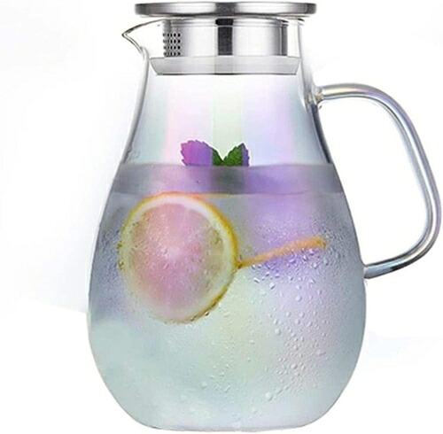 ティーポット 急須 ティーポット水さしは湯わかし多彩な瑠璃の清涼飲料水ポット性質大収容能力コールドケトルキッチン食器機材差し上げ物を冷やりとした1500竓 コーヒー・お茶用品-キッチン用品・食器・調理器具