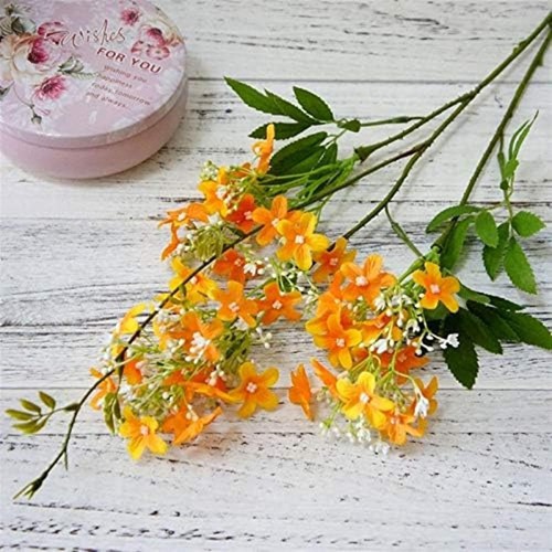 造花 結婚式の家の庭の装飾のための長い枝の夜のジャスミン造花 花束