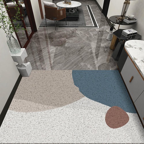 玄関マット フロアマット デザイン インドアマット 60*120cm 丸洗い オフィス用品 キッチンマット 泥落としマット 床保護マット 風呂 浴室 泥除け ドアマット 砂落とし 洗える 防音 業務用