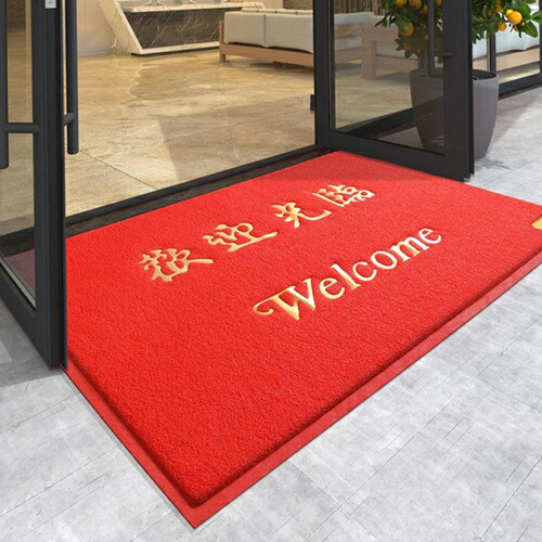 玄関マット おしゃれ ドアマット 屋外 デザイン01 室内 ノンスリップ カットOK かわいい 玄関 泥除け マット ウェルカムマット 80*120cm 泥落とし 玄関先 ベランダ 庭先 ガーデニング