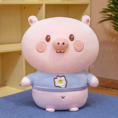 ブタ ぬいぐるみ ブルー 大きい 豚ぬいぐるみ 豚 おもちゃ 巨大 35cm お誕生日プレゼント ふわふわ もこもこ 特大 動物ぬいぐるみ 贈り物 女の子 クリスマス 抱き枕 遊園地 100cm おも｜IKYUWA店