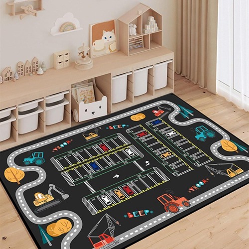 ベビープレイマット 引っ敷き 引っ敷き 引っ敷き キッズマット 今めかしい パステル色の ラグカーペット 防音 速乾燥した 上滑り打ち切り リビング 子供部屋 飾りつけ オール時節 柄6 120*180糎