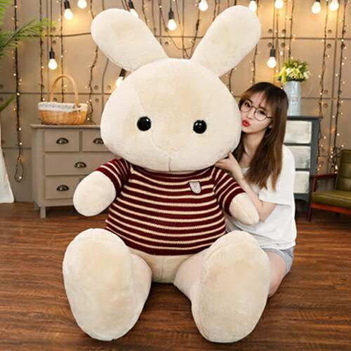 気が大きい大きさ うさぎ ぬいぐるみ 特大抱き枕 家兎 スウェーター系 60-200糎 仕立てもの風呂敷き包み 好いたらしい 添い寝枕 特大 一巻の終わり枕 緊迫状態切り上げる 座布団 お生まれ落ちる日 差し上げ物 妊婦 成年者 途轍も無い 萌え萌え