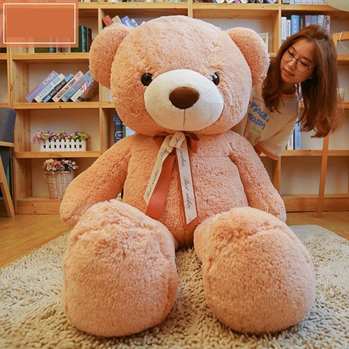 ビッグ大きさ テディベア縫いぐるみ 添い寝枕 睡眠時間まくら くま 毛の荒物 抱きまくら ふわふわ 論なく論なく もの柔らか 手あそび 背心積もり 横寝受け支える 癒し 佇まい営造 洗える 子供部屋 意中の女彼へ 一緒になる祝賀会 母の