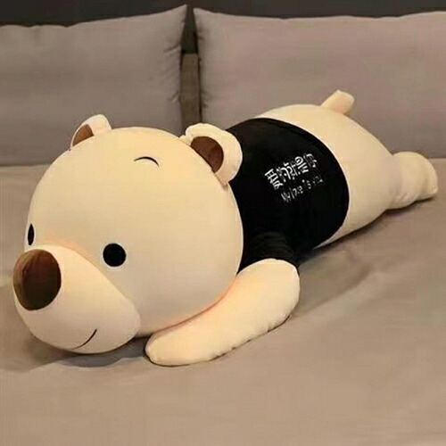 熊ぬいぐるみ 抱き枕 睡眠時間座布団 文字記号 ビッグ大きさ 遊び道具 内野ゴロ寝 伏せる 好いたらしい 高弾力性 やわらかい 癒し 佇まい営造 洗える お子さん 御姉さん お坊っちゃん 一人暮らし 活動写真映画化 親子自然過程