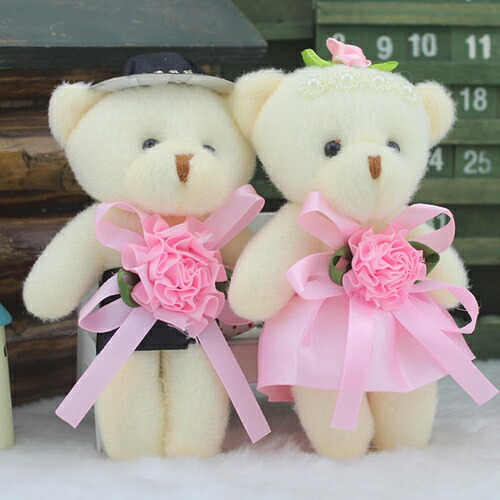 5ペア テディベアぬいぐるみ 抱きまくら 添い寝 動物 玩具 ウェディングドレス＆タキシードセット コスチューム 癒される 結婚式 柔らかい 洗える 子供 彼女彼氏へ 記念日 バレンタインデー 撮影道