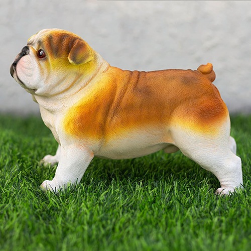ガーデニング 犬 ガーデンオブジェ リアル いぬ置物 かわいい オーナメント 樹脂 オブジェ 防水 耐久性 カントリー雑貨 庭 飾り 園芸 インテリア 工芸品 玄関 屋内屋外装飾 パグ 23*11*1|IKYUWA店