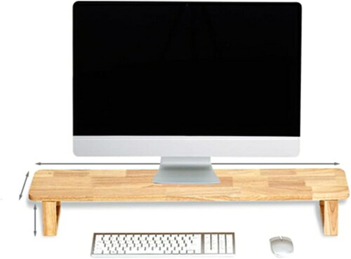 モニター台 机上ラック モニタースタンド キーボード収納 木製 卓上 液晶モニター台 100x20 ノートパソコン収納 デスクラック オフィス テレワーク 在宅勤務 パソコン台 ディスプレイ台 机上台|IKYUWA店