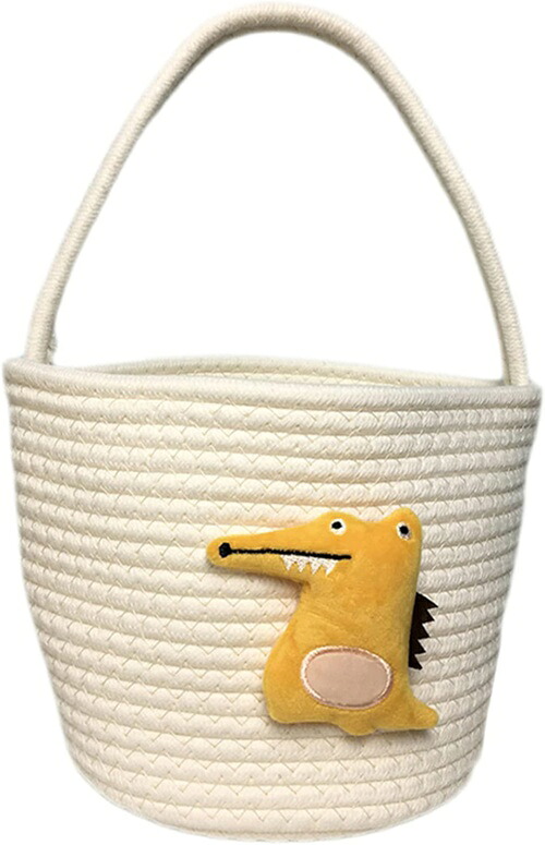 収納バスケット 軽量 かわいい 22*17cm*2 コットンロープバスケット 防塵 耐久 家庭用 編みかご 収納バスケット デスクトップ スナック菓子 ソックス 雑貨 スタイル14 子供用おもちゃ ソ